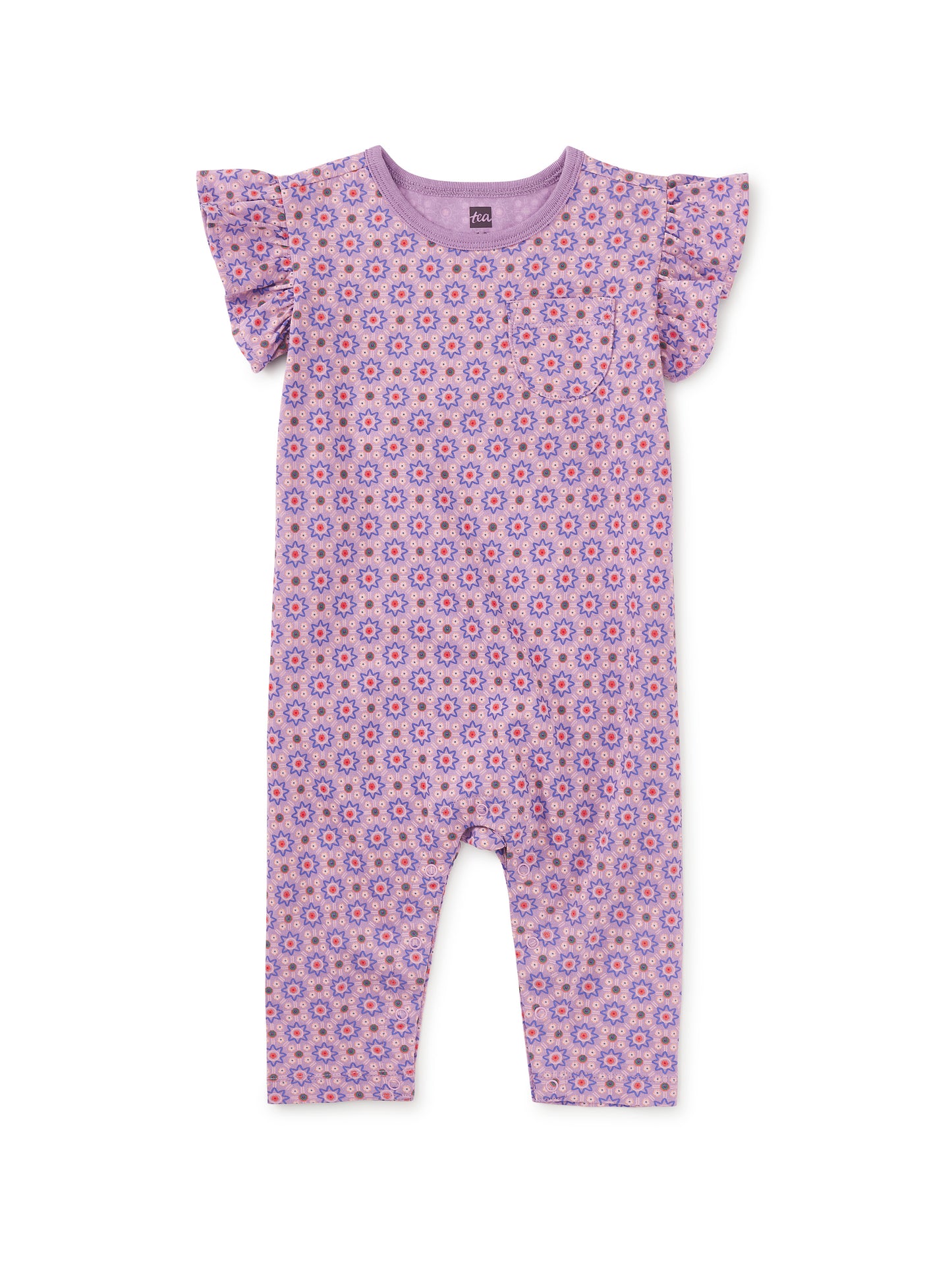 Tea Collection Baby Romper - Korean Tiles
