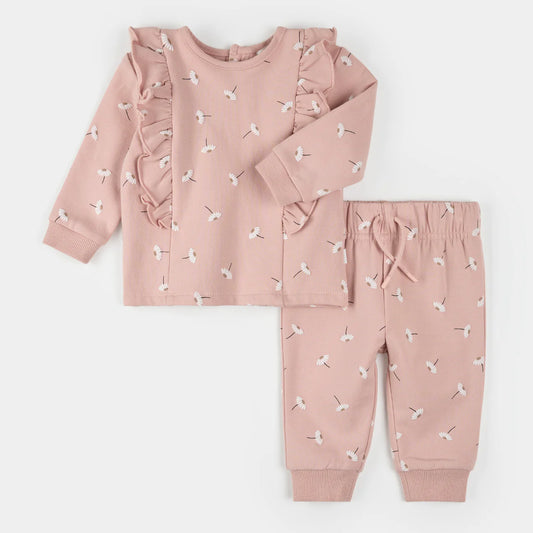 Petit Lem Baby Set - Pink Daisies