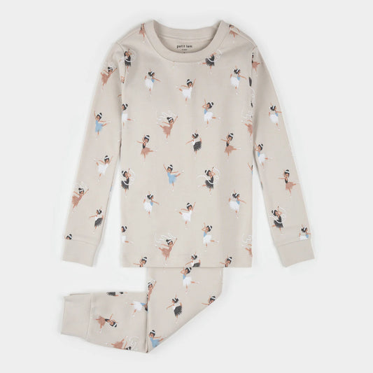Ballerina Print Organic Cotton PJs