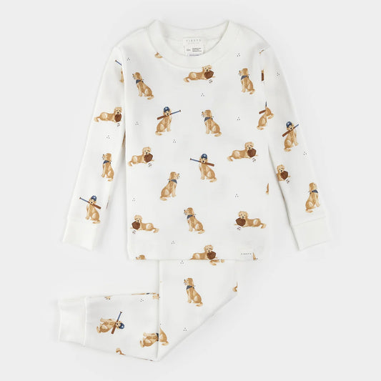 Petit Lem Organic Cotton PJs - Golden Retrievers