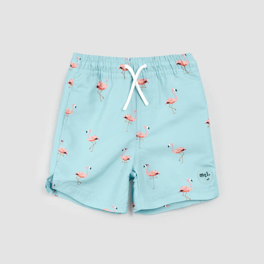 Miles the Label Swim Shorts - Flamingos