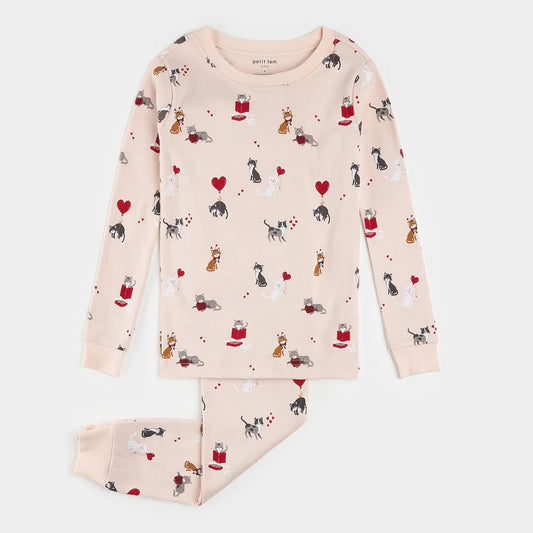 Petit Lem Organic Cotton PJs - Meowentine