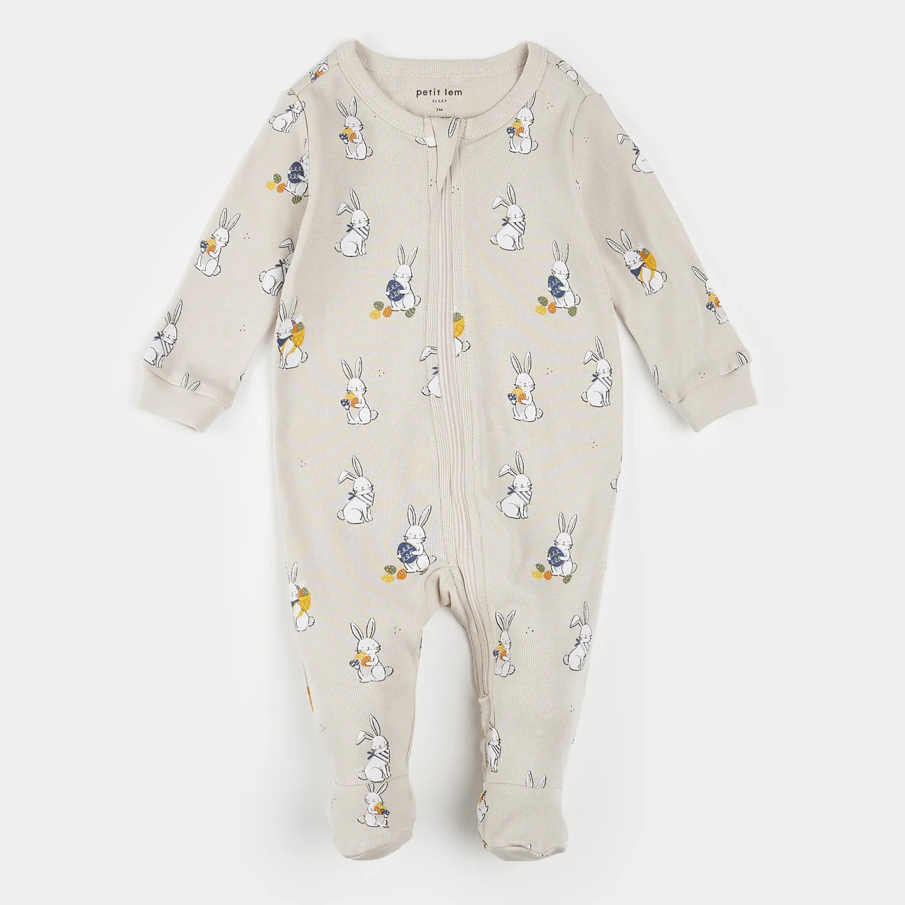 Petit Lem Organic Cotton Sleeper - Egg Hunt