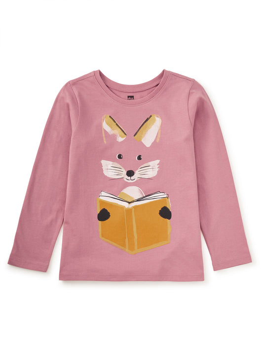 Tea Collection Graphic Tee - Reading Fox