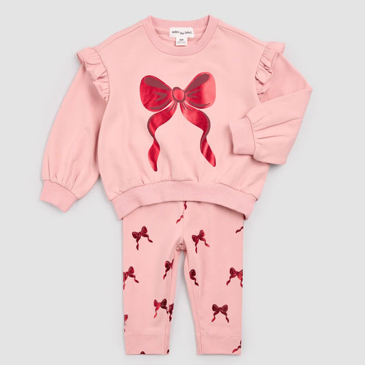Miles Baby Set - Holiday Bows