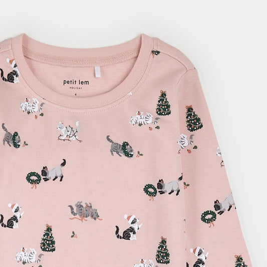 Meowy and Bright Organic Cotton PJs