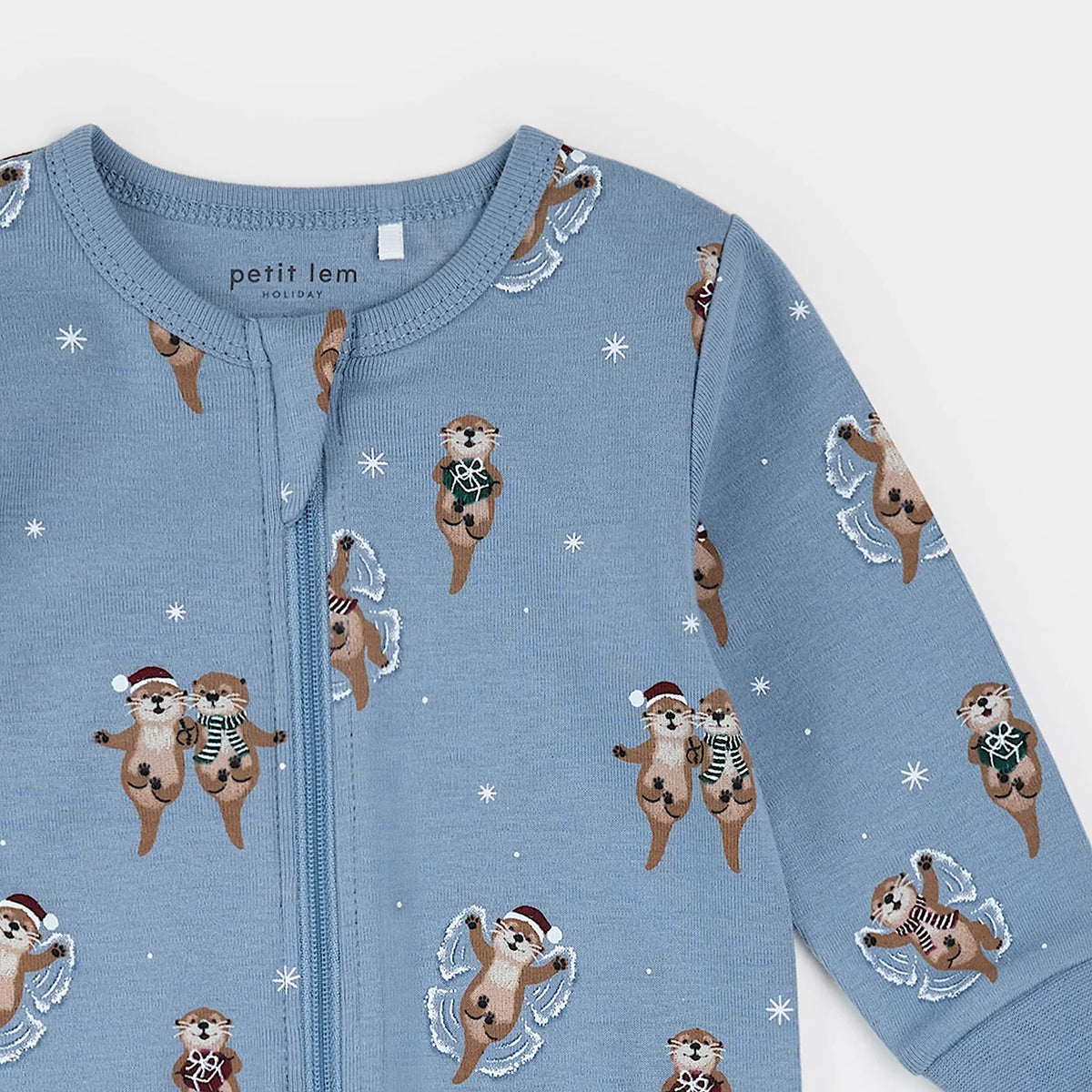 Otterly Festive Organic Cotton Sleeper