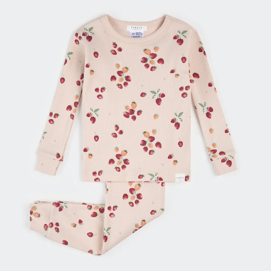 Strawberries Organic Cotton Baby PJs