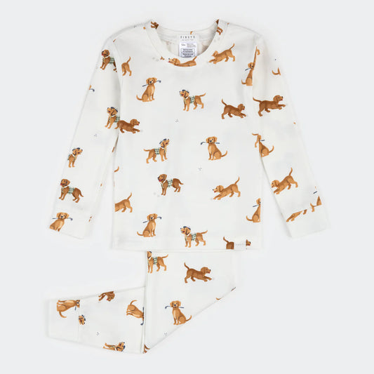 Golfing Puppies Organic Cotton Baby PJs