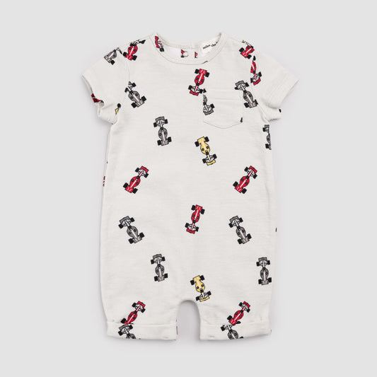 Miles the Label Romper - Race Cars