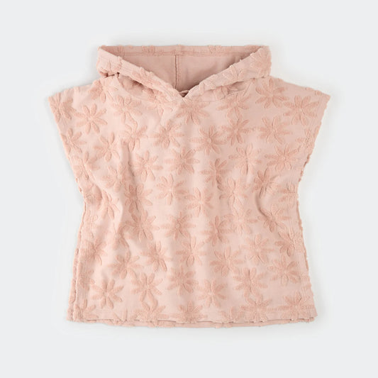 Petit Lem Beach Poncho - Pink Starfish