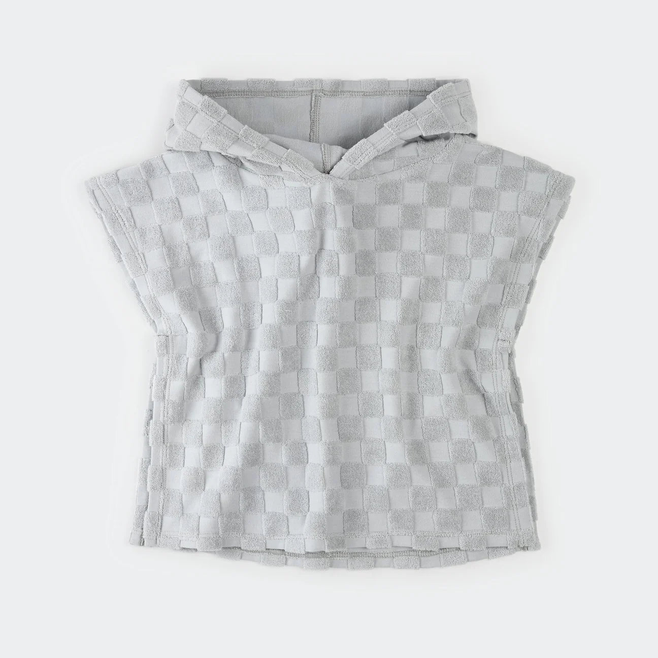 Petit Lem Beach Poncho - Blue Checks
