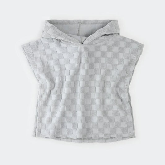 Petit Lem Beach Poncho - Blue Checks
