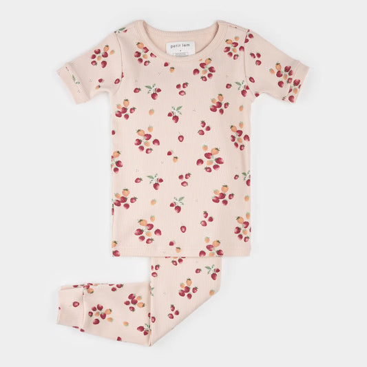Strawberries Organic Cotton PJs