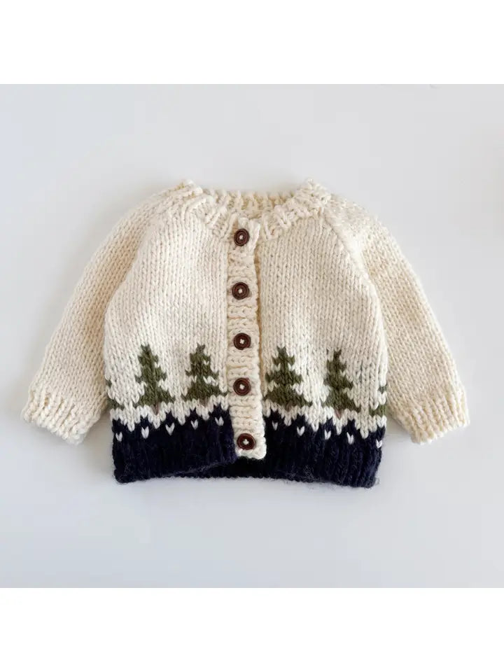 Figgy Friends Cardigan - Trees