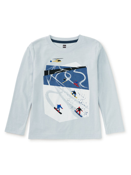 Tea Collection Graphic Tee - Ski Slopes