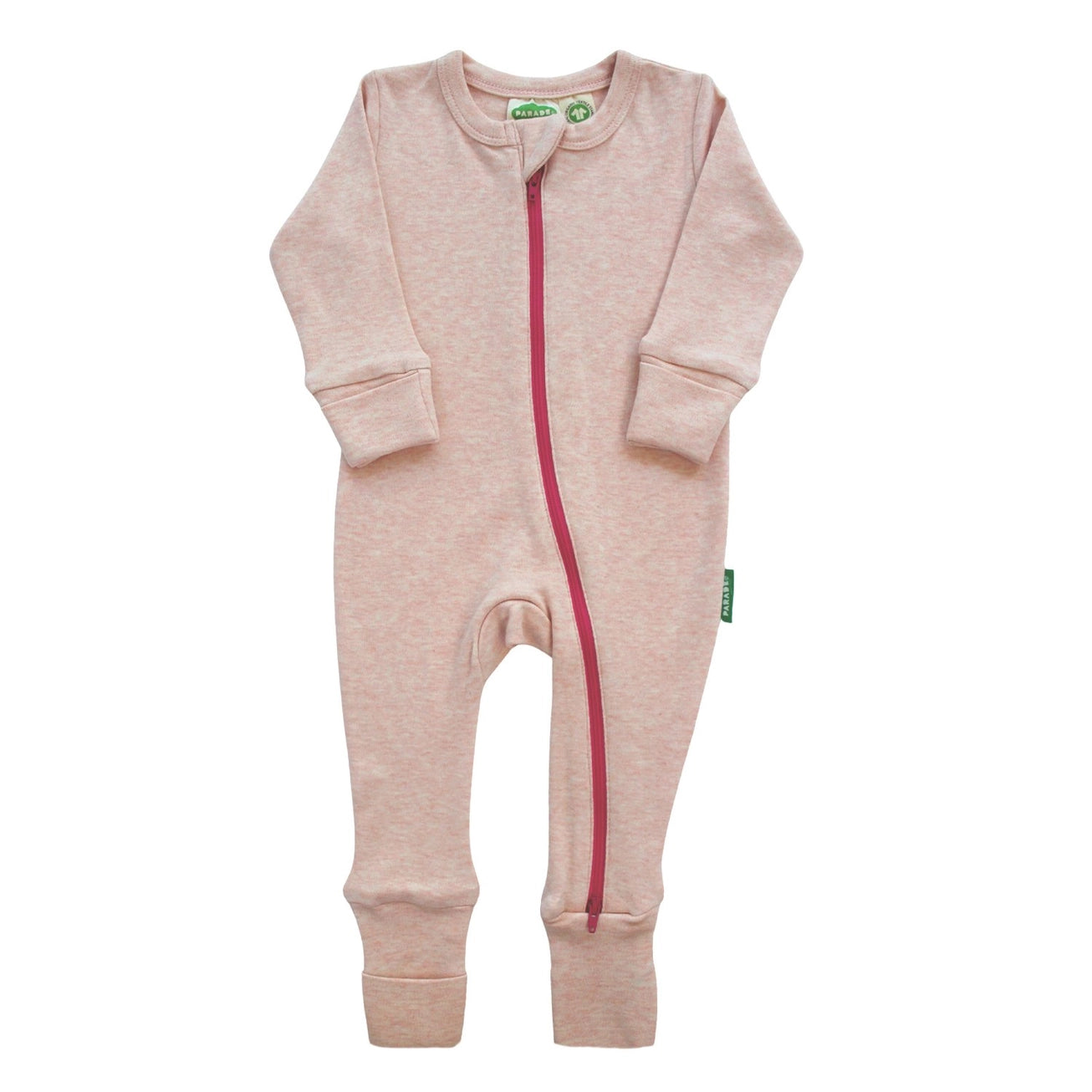 Parade Organic Cotton Footless Sleeper - Pink Melange