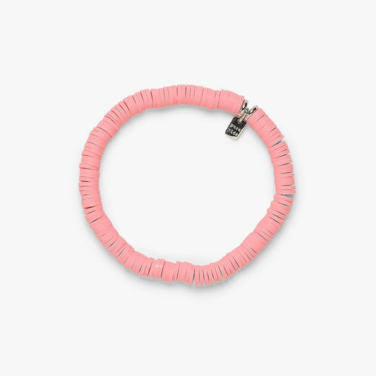 Pura Vida Bracelet - Pink Pastel Disc