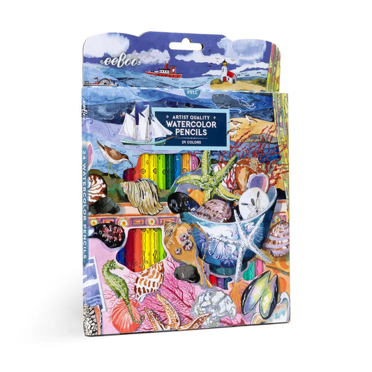 eeBoo Seashells Water Colour Pencils