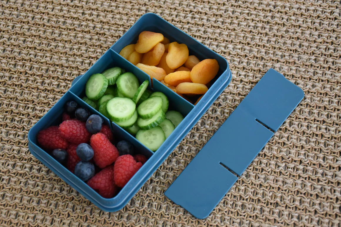 6 Compartment Snackle - Blue