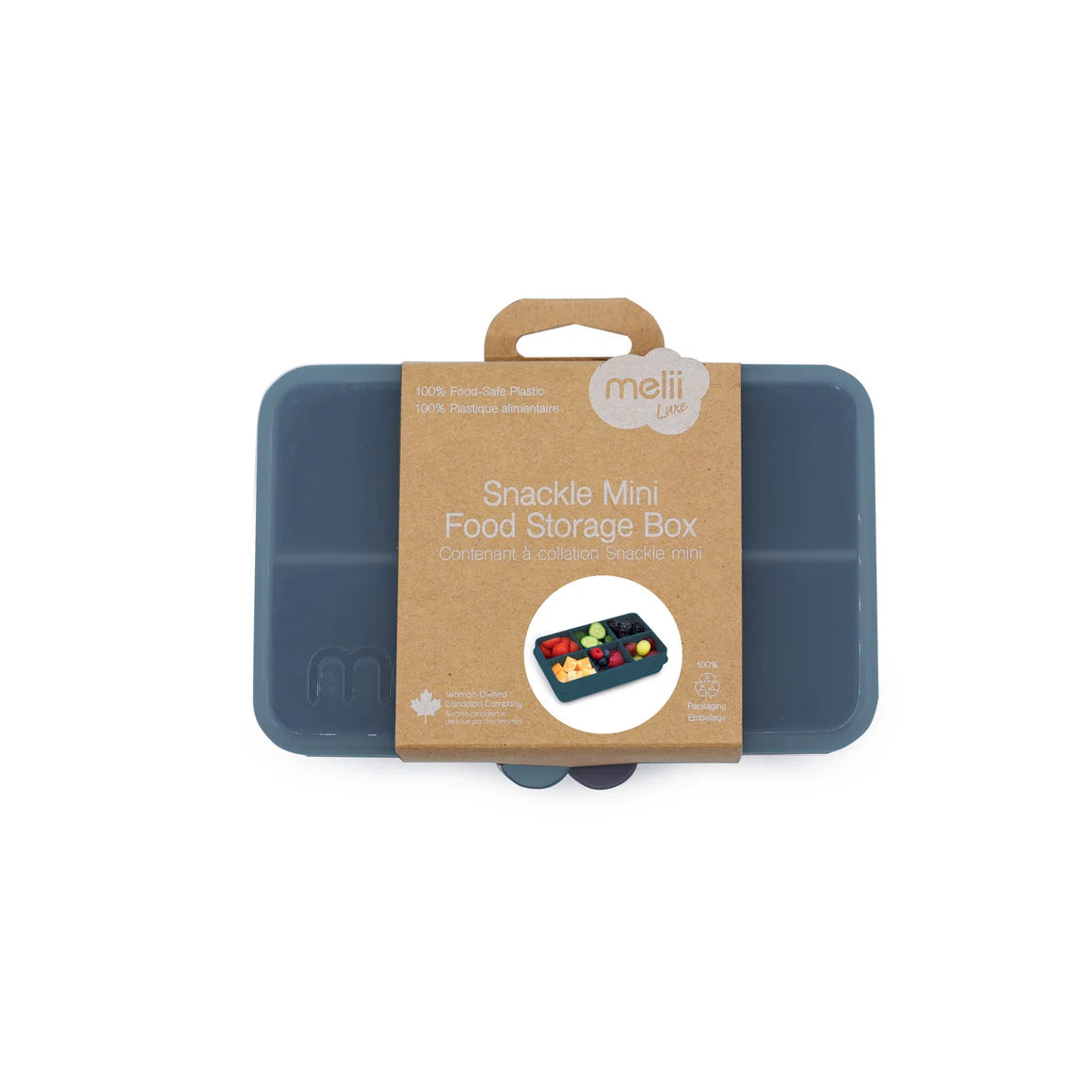 6 Compartment Snackle - Blue