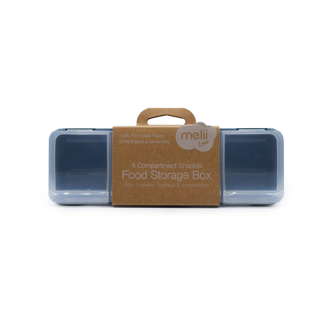 4 Compartment Snackle - Blue