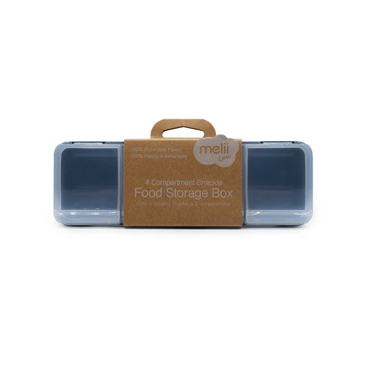 4 Compartment Snackle - Blue