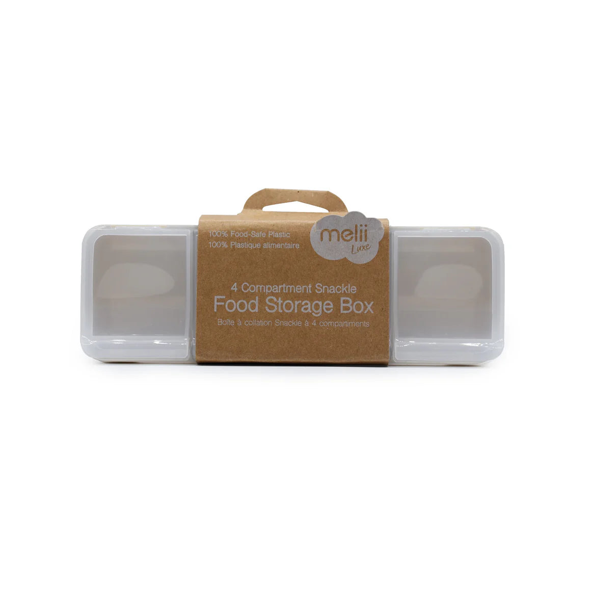 4 Compartment Snackle - Ivory
