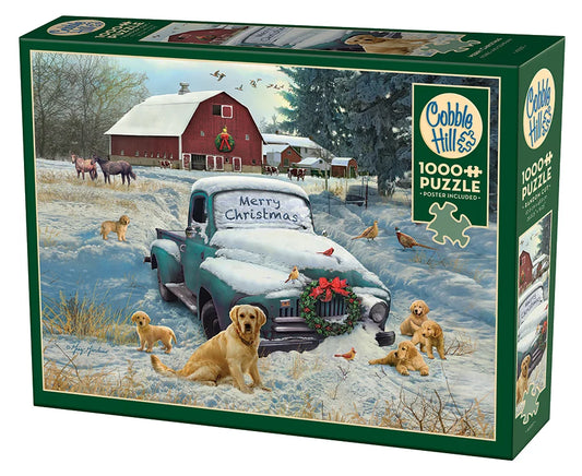 Merry Christmas 1000 Piece Puzzle