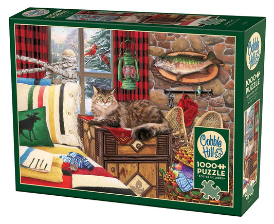 Lodge Cat 1000 Piece Puzzle