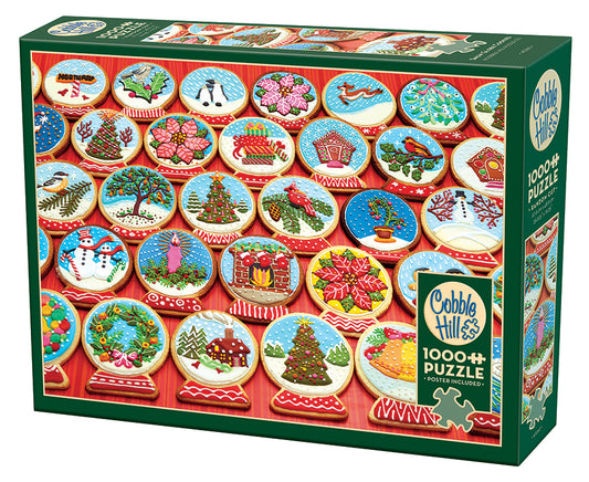 Cobble Hill 1000 Piece - Snow Globe Cookies