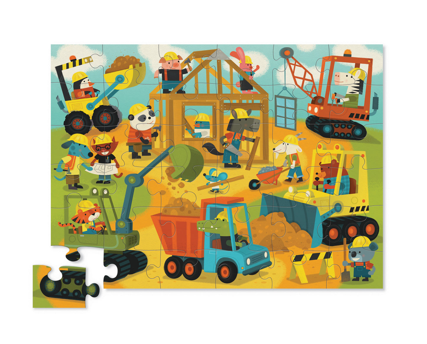 Busy Builders 36 Piece Puzzle