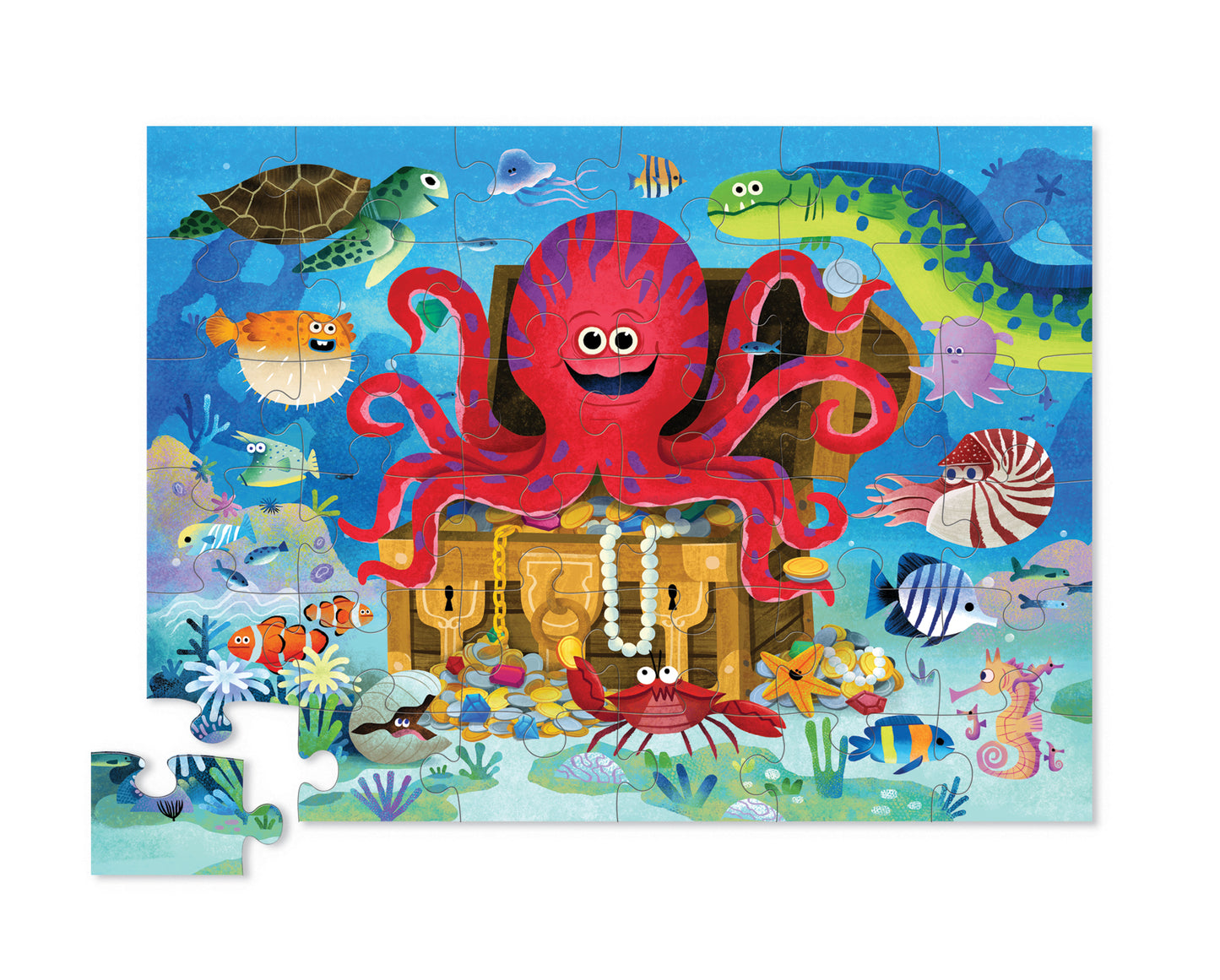 Octopus Treasure 36 Piece Puzzle