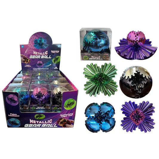 Mesmerizing Metallic Gear Ball