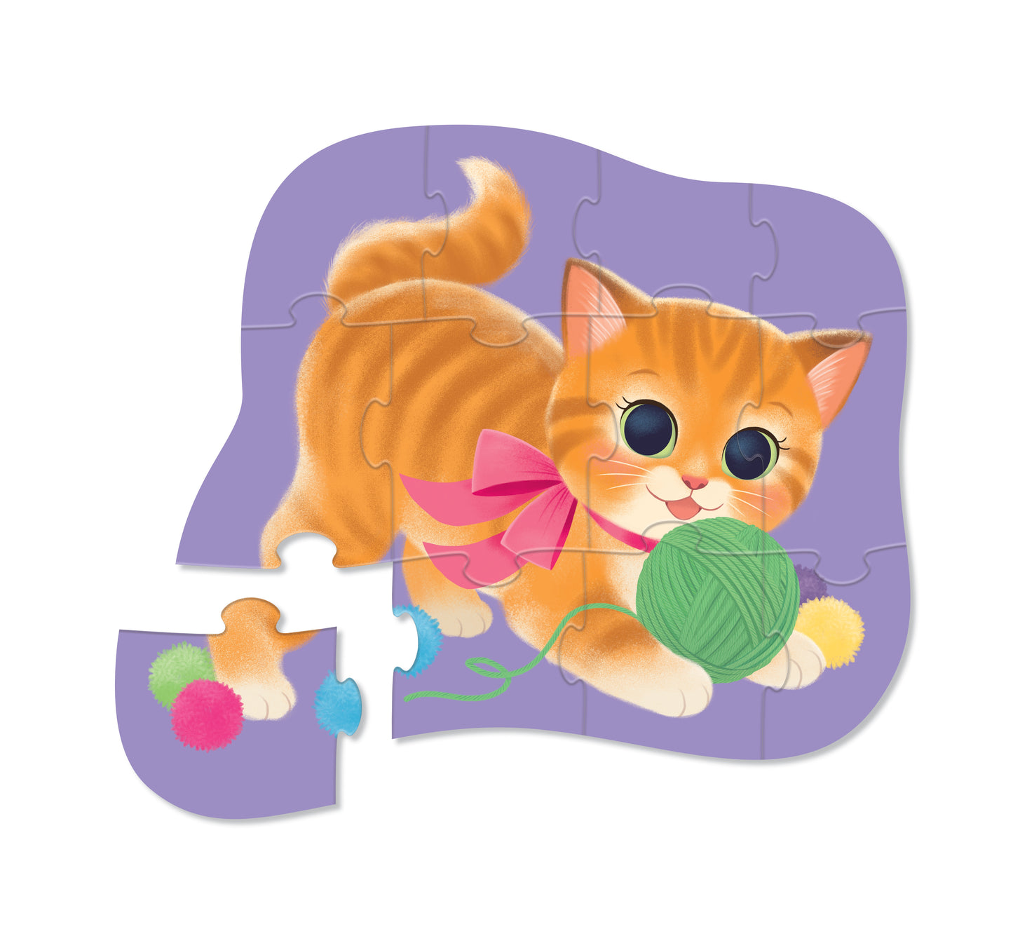 Cute Kitten 12 Piece Puzzle
