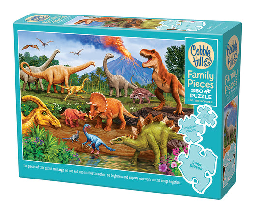 Cobble Hill 350 Piece Family Puzzle - Dinos