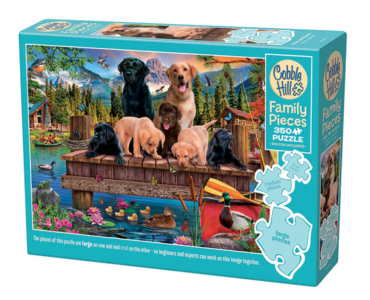 Cobble Hill Family Puzzle - Pups and Ducks