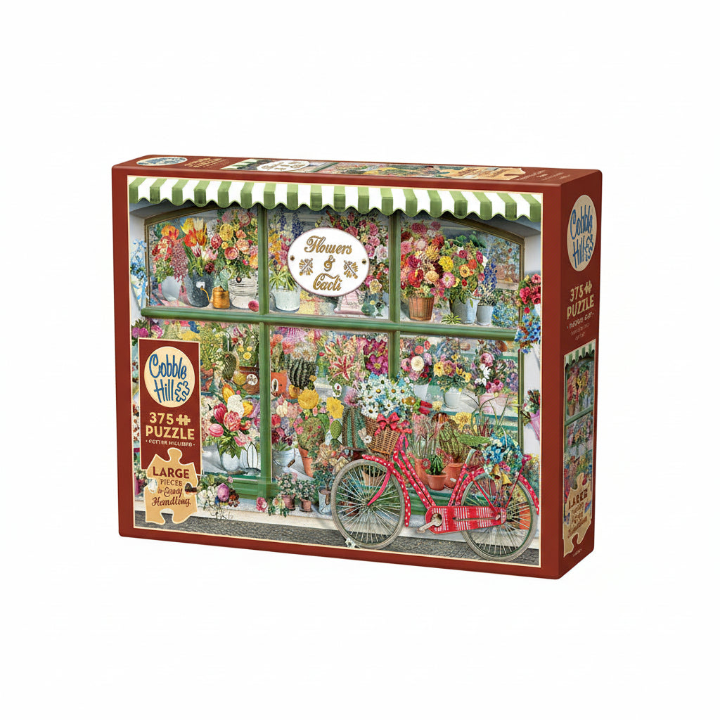 Flowers and Cacti Shop 275 Piece Puzzle