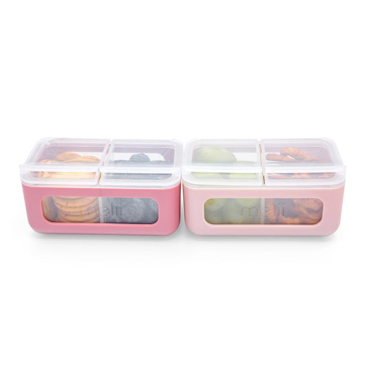 2 Compartment Nano - Berry & Blush