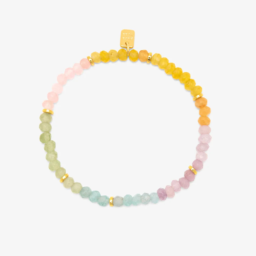 Pura Vida Bracelet - Ombre Rainbow Stretch (Final Sale)