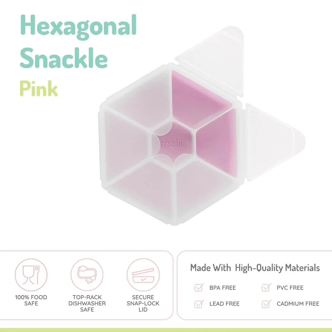 Hexagon Snackle - Pink