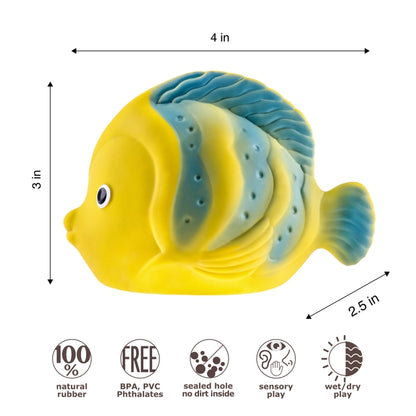 CaaOcho Butterfly Fish Bath Toy