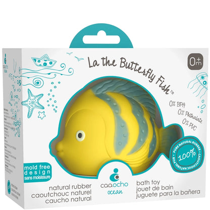 CaaOcho Butterfly Fish Bath Toy