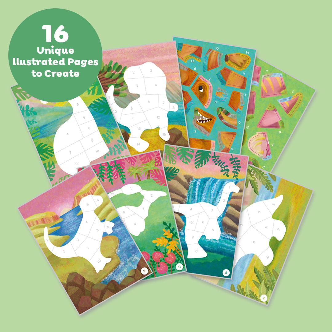 Sticker by Number - Dinosaurs