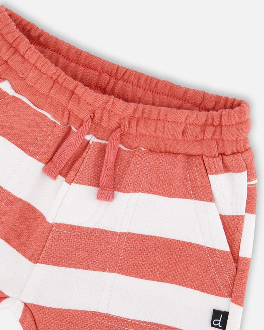 Deux par Deux Baby Shorts- Nautical Stripe (Final Sale)