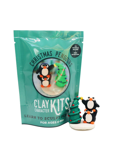 Stacked Penguins Polymer Clay Kit