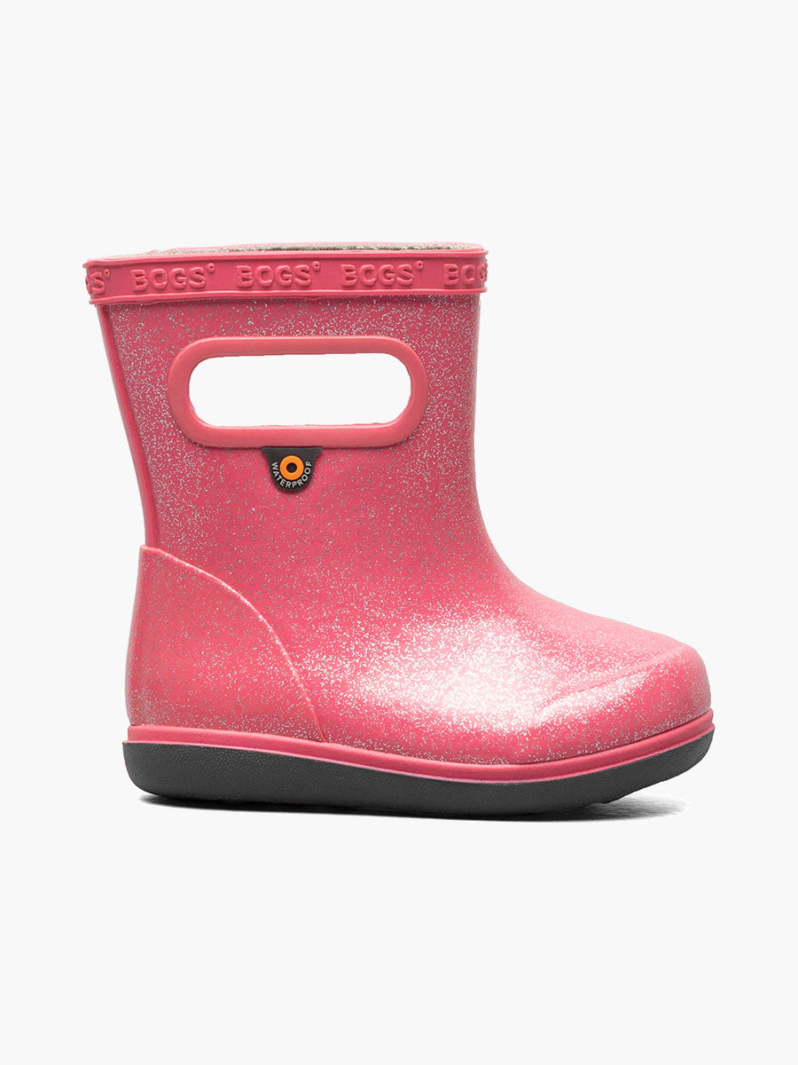 Bogs Skipper Toddler Rainboots - Pink Glitter