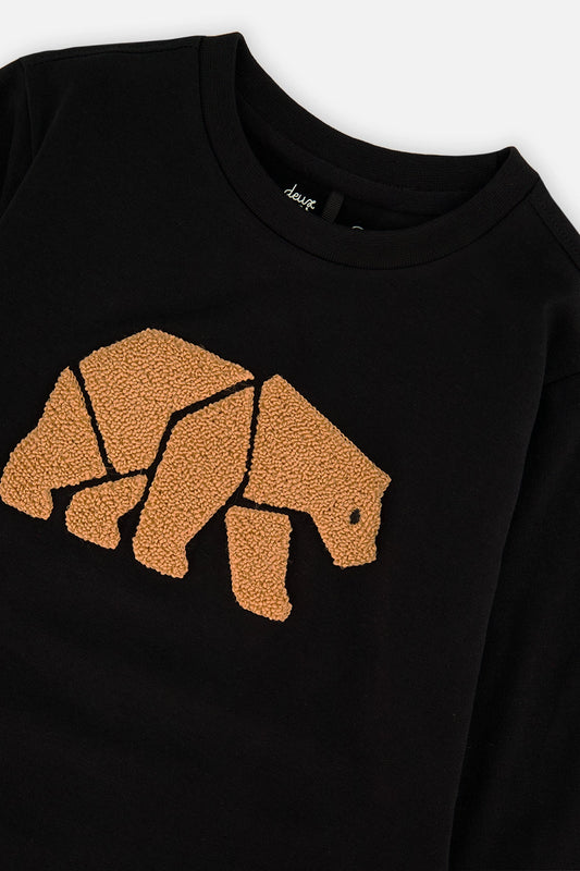 Deux par Deux Long Sleeve Tee - Golden Bear