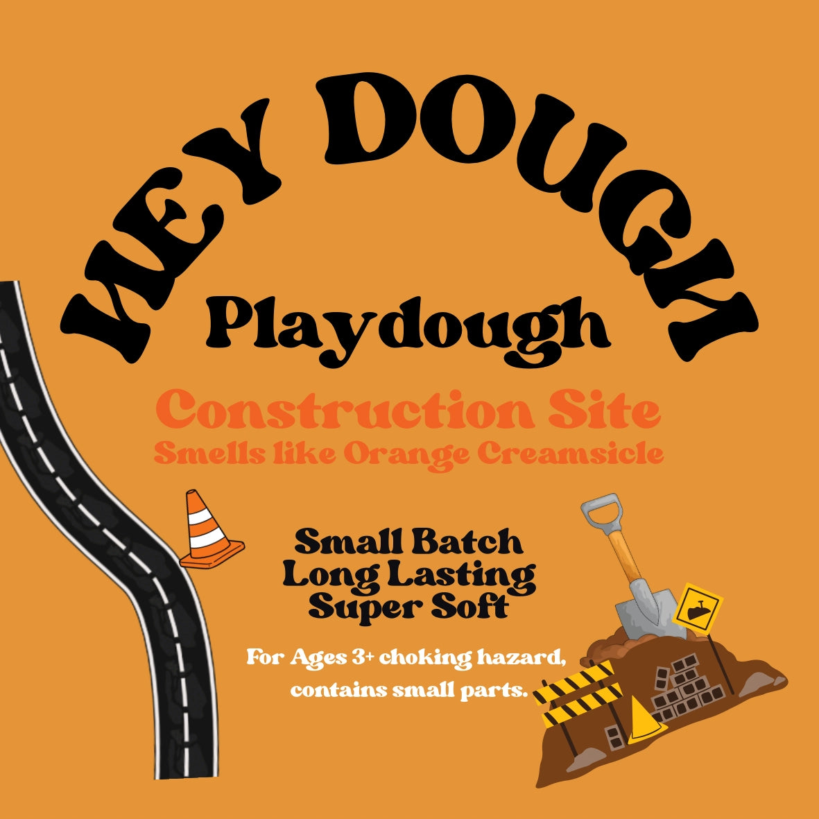 Construction Zone Playdough Kit