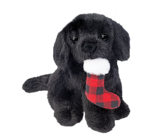 Christmas Black Lab
